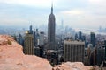 New York City Skyline Ã¢â¬â Midtown and Empire State Building Royalty Free Stock Photo